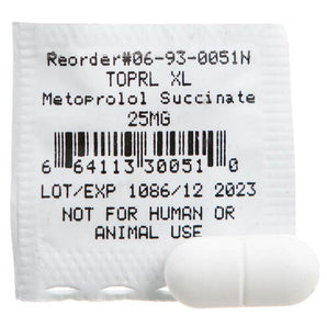 Demo Dose Toprl XL 25 mg -For Training Use Only