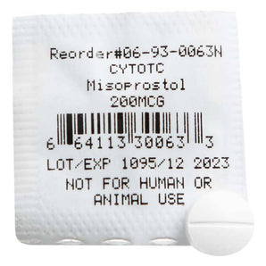 Demo Dose Misoprostl (Cytotc) 200 mcg -For Training Use Only