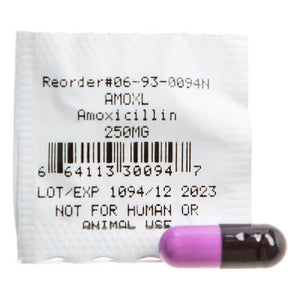 Demo Dose Amoxicilln (Amoxl) 250 mg -For Training Use Only