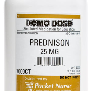 Demo Dose Prednison 25 mg -For Training Use Only