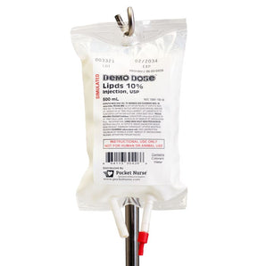 Demo Dose 10% Lipids IV Fluid 500 mL -For Training Use Only