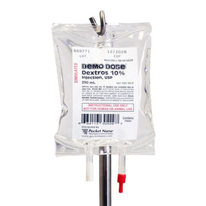 Demo Dose Dextros 10% 250mL -For Training Use Only