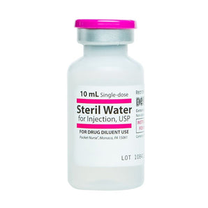 Demo Dose Steril Water for Injections -For Training Use Only