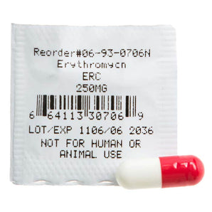 Demo Dose Erythromycn (Erc) 250mg -For Training Use Only