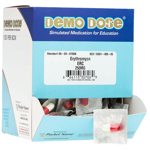 Demo Dose Erythromycn (Erc) 250mg -For Training Use Only