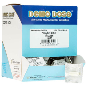 Demo Dose Phenyton Sodim (Dilantn) 100mg capsule UD -For Training Use Only