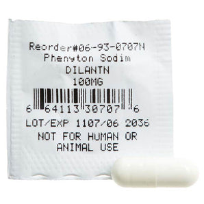 Demo Dose Phenyton Sodim (Dilantn) 100mg capsule UD -For Training Use Only