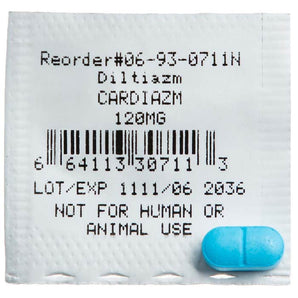 Demo Dose DilTIAZm (Cardizm) 120 mg -For Training Use Only