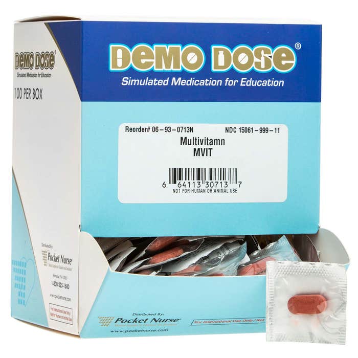 Demo Dose Multivitamn (Ther-tab) UD -For Training Use Only – MediTac Kits
