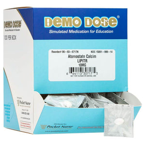 Demo Dose Atorvastatn Calcim (Lipitr) 10mg -For Training Use Only
