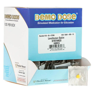 Demo Dose Levothyroxn Sodim (Synthrod) 100mcg -For Training Use Only