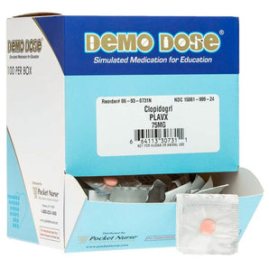 Demo Dose Clopidogrl (Plavx) 75mg -For Training Use Only
