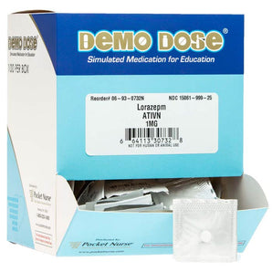 Demo Doase Lorazepm (Ativn) 1mg -For Training Use Only