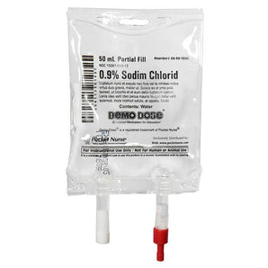 Demo Dose 0.9% Sodim Chlorid IV Fluid -For Training Use Only