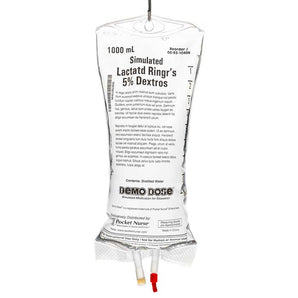 Demo Dose Lactatd Ringrs 5% Dextros IV Fluids -For Training Use Only