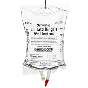 Demo Dose Lactatd Ringrs 5% Dextros IV Fluids -For Training Use Only