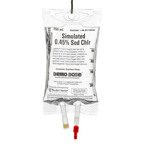 Demo Dose NaCl IV Fluids -For Training Use Only