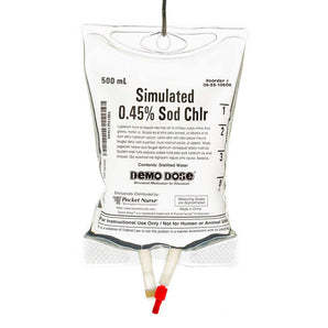 Demo Dose NaCl IV Fluids -For Training Use Only