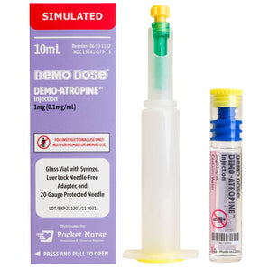 Demo Dose DEMO-ATRIPINE Injection 10ml - For Training Use Only