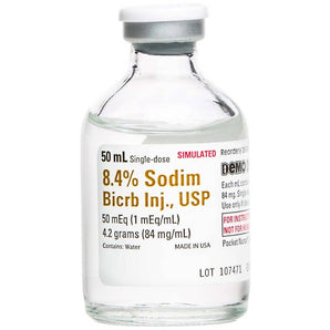 Demo Dose Sodim Bicrb 50mL -For Training Use Only