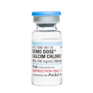 Demo Dose Calcim Chlorid 10% 10 mL 1 g/10 mL -For Training Use Only