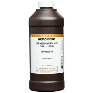 Demo Dose Diphenhydramin 12.5mg/5mL Pint -For Training Use Only