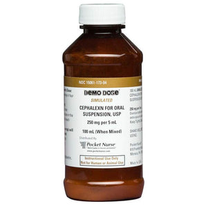 Demo Dose Cephalexn 250mg/5mL -For Training Use Only