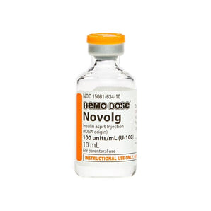 Demo Dose Novolog 100 units/ 10mL -For Training Use Only