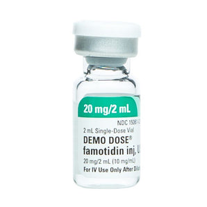 Demo Dose Famotidin Inj. 20mg/2mL Vial -For Training Use Only