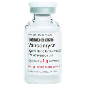 Demo Dose Vancomycn 20 mL 1 g/20 mL -For Training Use Only