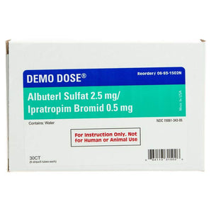 Demo Dose Simulated Albuterol Sulfate/Ipratropium Bromide -For Training Use Only