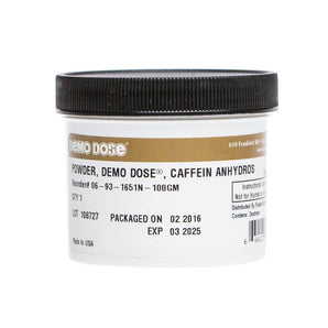 Demo Dose Powder Caffein Anhydros 100 gm -For Training Use Only
