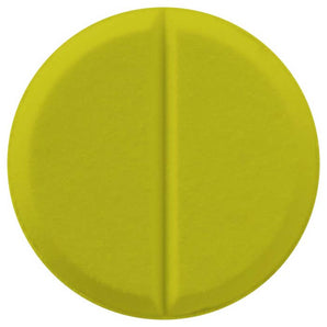 Demo Dose Tablet Yellow Small Round Scored -For Training Use Only