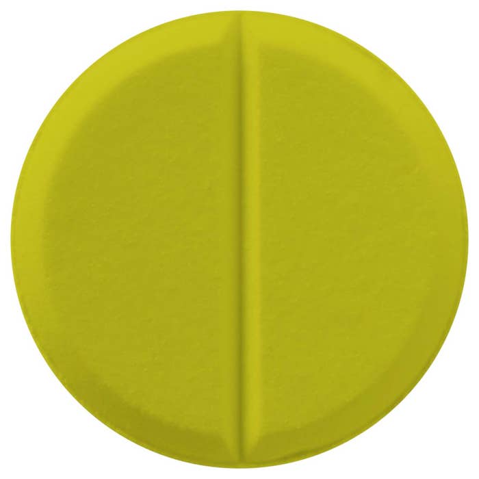 Demo Dose Tablet Yellow Small Round Scored -For Training Use Only ...