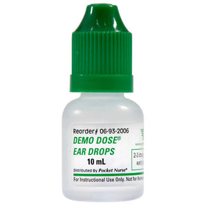 Demo Dose Ear Drops 10 mL -For Training Use Only