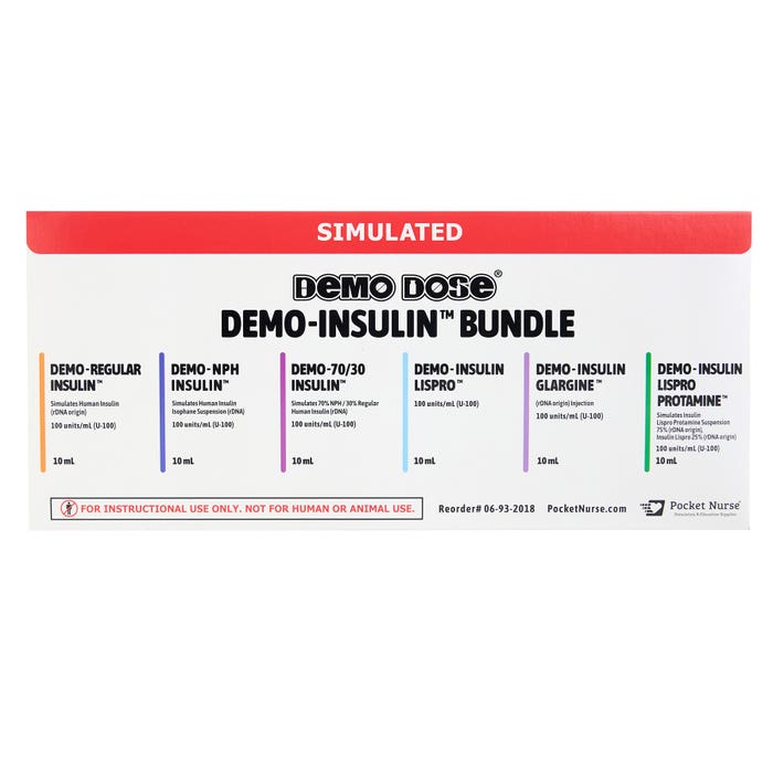 Demo Dose DEMO-Insulin Bundle -For Training Use Only – MediTac Kits