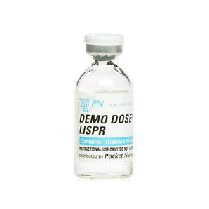 Demo Dose Lispr Insuln 100 units mL 10 mL -For Training Use Only