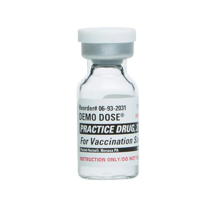 Demo Dose Practice Vaccin Drug 2ml -For Training Use Only – MediTac Kits