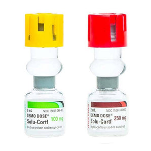 Demo Dose Solu-Cortf Hydrocortison Sodim Succinate -For Training Use Only