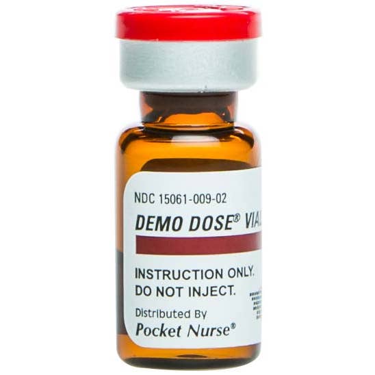 Demo Dose Distilled Water -For Training Use Only – MediTac Kits