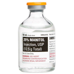 Demo Dose Mannitl (Osmitrl) 25% 4g/mL 50mL -For Training Use Only
