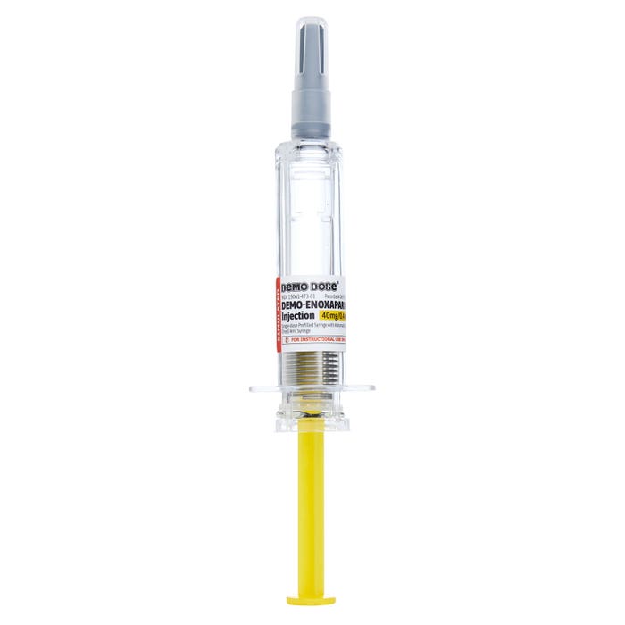 Demo Dose DEMO-Enoxaparin Sodium 0.4mL Syringe -For Training Use Only ...
