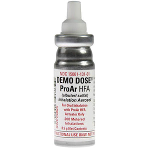 Demo Dose ProAr HFA Aersol Inhaler -For Training Use Only