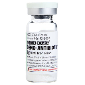 Demo Dose Anti-Biotic 10mL 1g/10mL -For Training Use Only