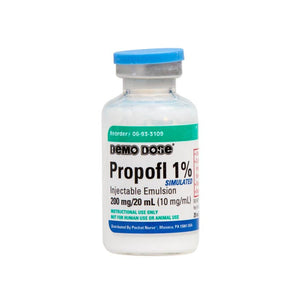 Demo Dose Propofl Injection Emulsion 1% -For Training Use Only