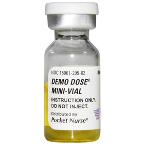 Demo Dose Mini Vial 2mL -For Training Use Only