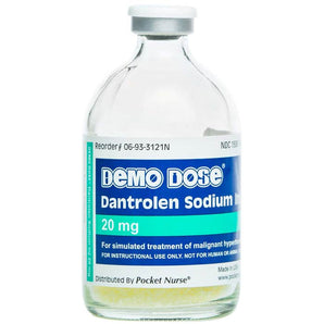 Demo Dose Dantrolen Sodim 100 mL 20 mg/100 mL -For Training Use Only