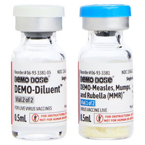 Demo Dose DEMO-Measels, Mumps, and Rubella -For Training Use Only