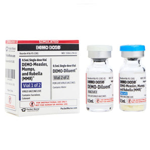 Demo Dose DEMO-Measels, Mumps, and Rubella -For Training Use Only