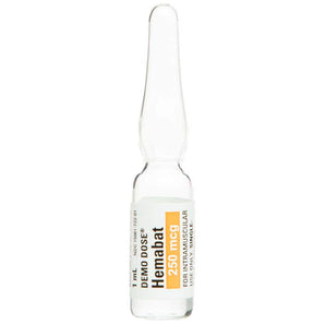 Demo Dose Hemabat 1 mL 250 mcg/mL -For Training Use Only